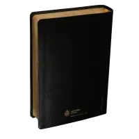 Bible d'étude Segond NEG MacArthur, noire - couverture souple, fibrocuir, tranche or