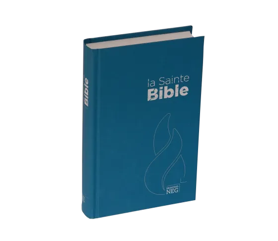 Bible Segond NEG compacte - couverture rigide imprimée bleue pacifique