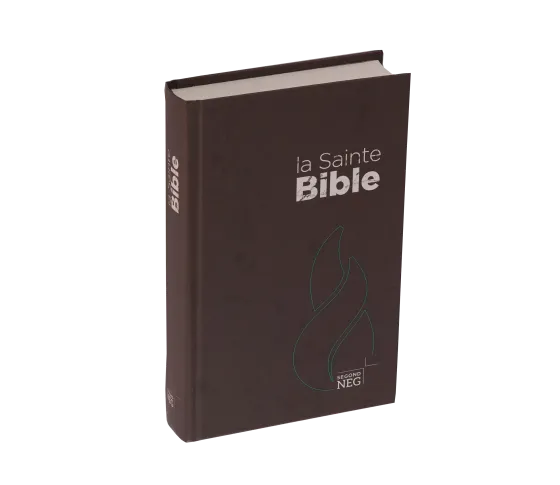 Bible Segond NEG, compacte - couverture rigide brune chocolat