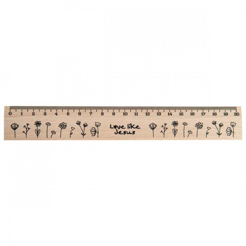 Règle en bois « Love like Jesus »