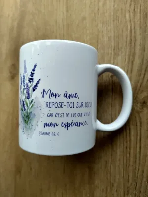 Mug "Mon espérance" - lavande