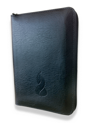 Bible Segond NEG, de poche, noire - couverture souple, fibrocuir, tranche or, avec zipper