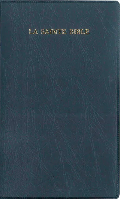 Bible Segond 1910, compacte, marine, onglets - couverture souple, flexa, avec onglets