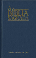 Portugais, Bible Brésilien Almeida Corrigida Fiel, bleue, format moyen