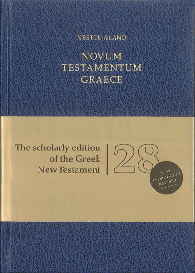 Grec ancien, Nouveau Testament Nestlé-Aland 28ème édition - Novum Testamentum Graece