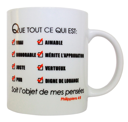 MUG "QUE TOUT CE QUI EST..." PHILIPPIENS 4.8