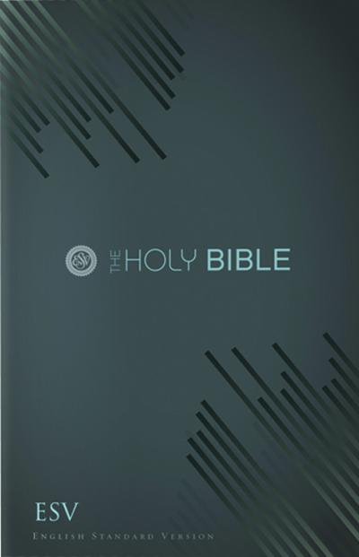 Anglais, English Standard Version ESV, couverture brochée couleur graphite