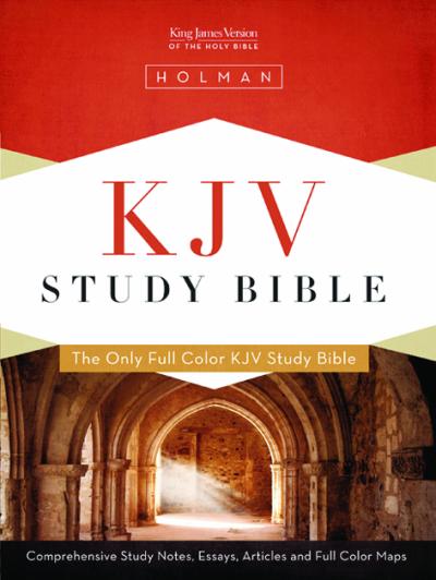 ANGLAIS BIBLE KJV RELIÉE RIGIDE ÉTUDE EN COULEUR