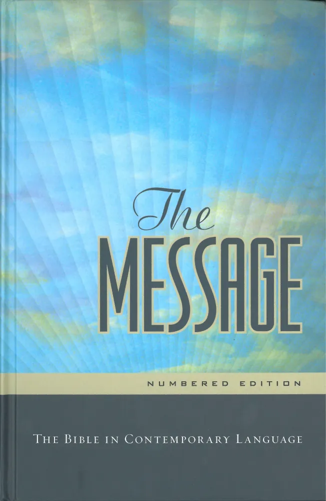 Anglais, Bible The Message, reliée, rigide, couverture illustrée