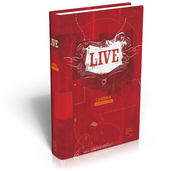 Italien, Bible Live NR 2006, rigide rouge [Nuova Riveduta 2006]
