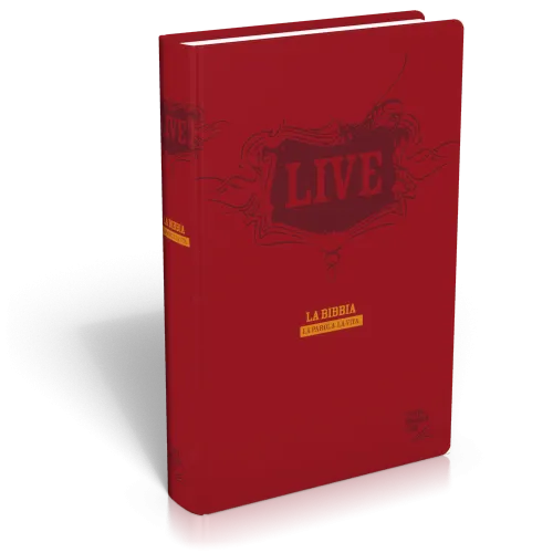 Italien, Bible Live NR 2006, souple vivella rouge [Nuova Riveduta 2006]