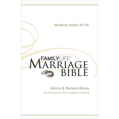 Anglais, Bible NKJV, FamilyLife Marriage Bible hardcover, white - Equipping Couples for Life