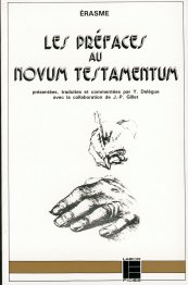 Préfaces au Novum Testamentum