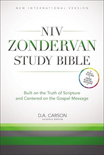 Anglais, Bible NIV, Zondervan Study Bible - reliée, rigide
