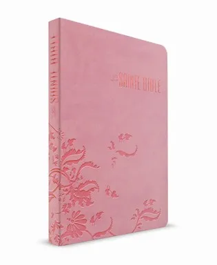 Bible Segond 1880, compacte, rose arabesques - couverture souple, vivella