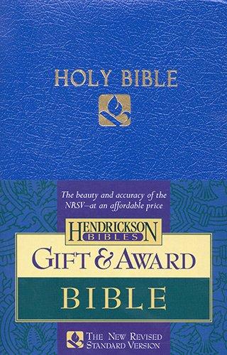 ANGLAIS, BIBLE NRSV GIFT & AWARD BIBLE: BLUE, IMITATION LEATHER - NEW REVISED STANDARD VERSION