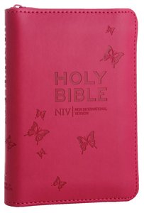 Anglais, Bible, NIV Tiny Pink Soft-Tone - with Zip, Silver-Edged [New International Version]