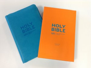 Anglais, Bible, New International Version, couverture souple cyan, fermeture éclair - NIV Pocket...