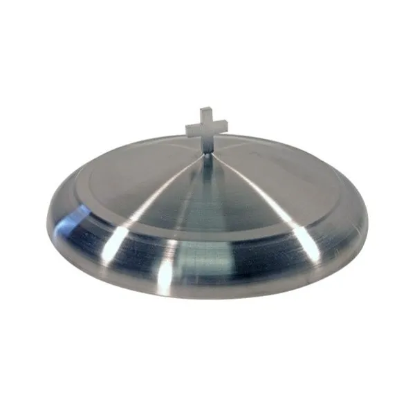 Couvercle plateau acier inoxydable brossé - [article de Sainte-Cène]