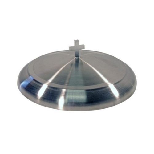 Couvercle plateau acier inoxydable brossé - [article de Sainte-Cène]