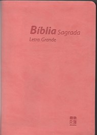 Portugais, Bible, Almeida RC Révisée et Corrigée - souple, rose, gros caractères