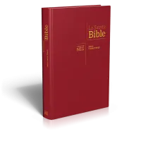Bible Segond NEG, gros caractères, bordeaux - Couverture rigide, Skyvertex bordeaux
