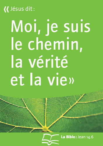 Je suis le chemin la vérité la vie - affiche