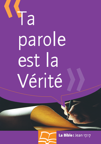 Ta parole est la vérité - affiche