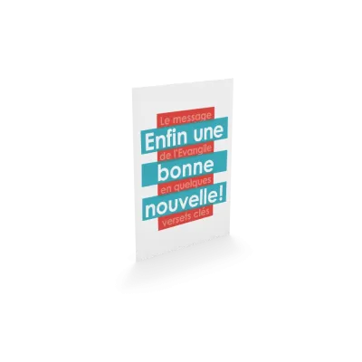 Enfin une bonne nouvelle ! - Le message de L'Évangile en quelques versets clés