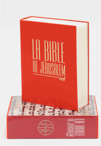 Bible de Jérusalem, édition major - rigide, toilée, rouge, avec étui