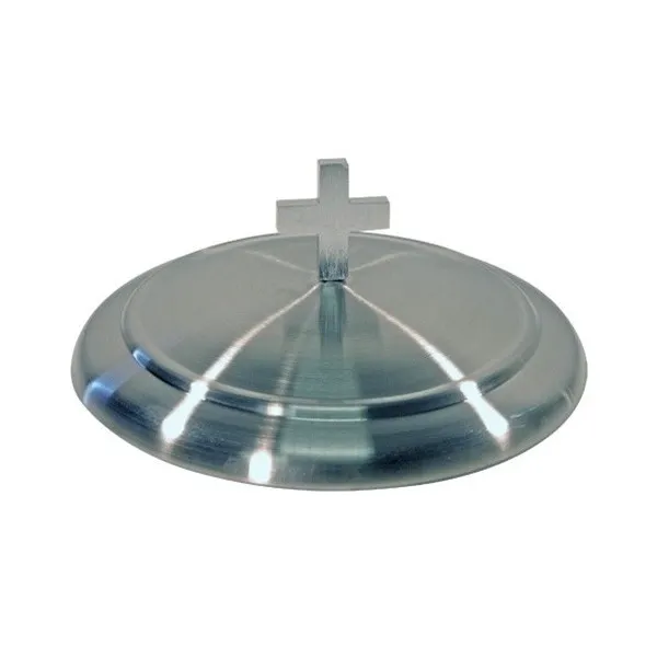 Couvercle assiette à pain acier inoxydable - [Article de Sainte-Cène]