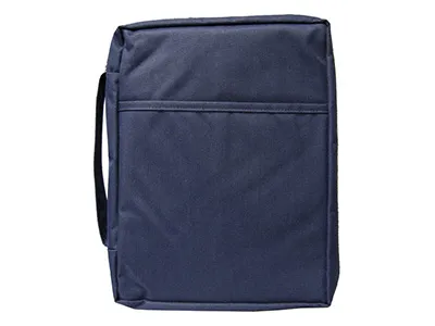 SACOCHE TISSU BLEU PETIT FORMAT