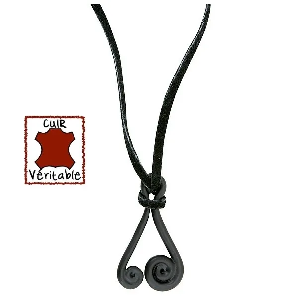 COLLIER MIXTE MOTIF TOURBILLON