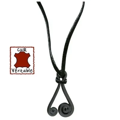 COLLIER MIXTE MOTIF TOURBILLON