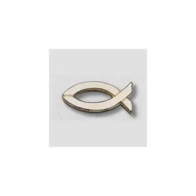 Pin's ichthus doré