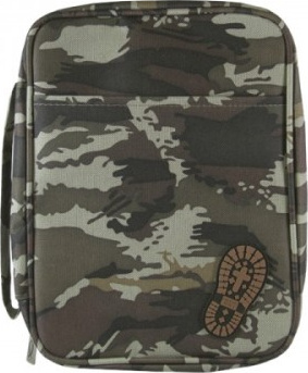 Pochette Bible M - Footprints, camouflage, PVC