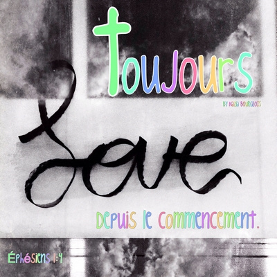 Tableau alu "Toujours love"