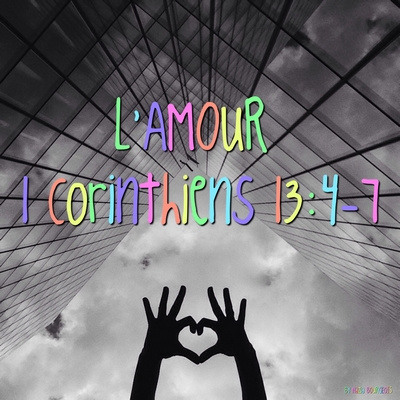 Tableau alu "L'amour"