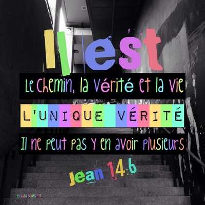 Tableau alu "Il est le chemin"