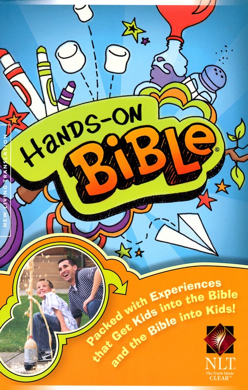 Anglais, Bible NLT, Hands-On Bible, couverture illustrée