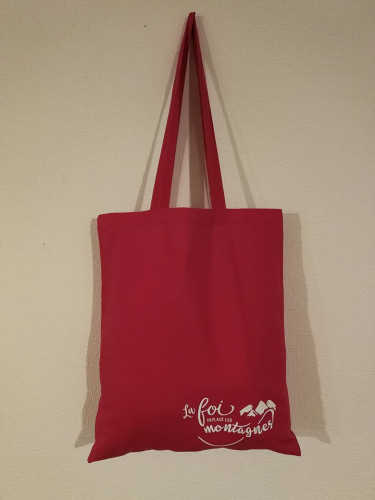 Tote bag "La foi déplace les montagnes" - diverses couleurs