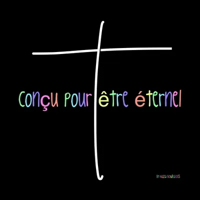 Tableau alu "Conçu pour être éternel"