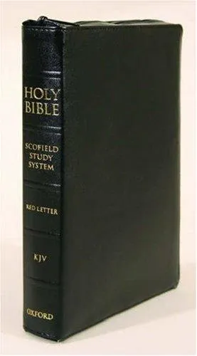 Anglais, Scofield Study Bible KJV - Bible d'étude Scofield KJV, similicuir, noir, fermeture éclair