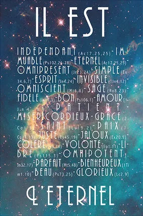 Affiche A4 Noms de Dieu