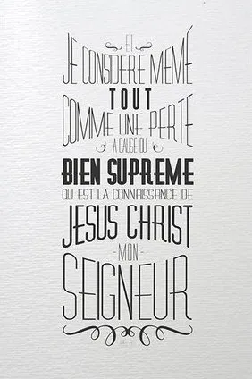 Affiche A4 Philippiens 3:8