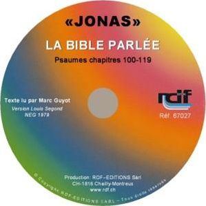 Psaumes 100-119, Segond NEG - [CD audio] La Bible parlée