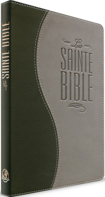 Bible Segond 1880 révisée, compacte, duo vert gris - couverture souple, vivella