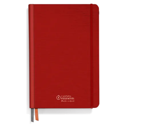 Agenda Essentiel, rouge (L') - Planifier vos objectifs
