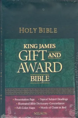 ANGLAIS BIBLE KJV NELSON NOIR GIFT AWARD, KING JAMES VERSION