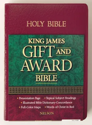 ANGLAIS BIBLE KJV GIFT AND AWARD EDITION, ROUGE